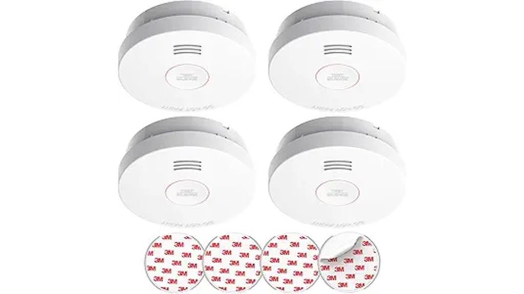10 year battery smoke detectors
