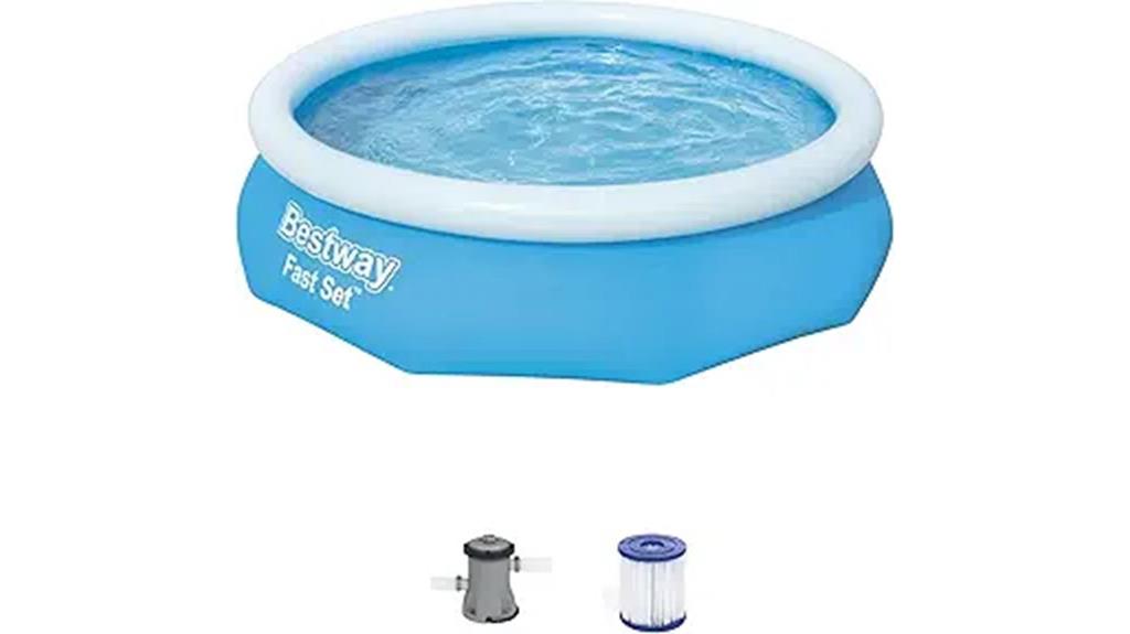 10ft inflatable pool set