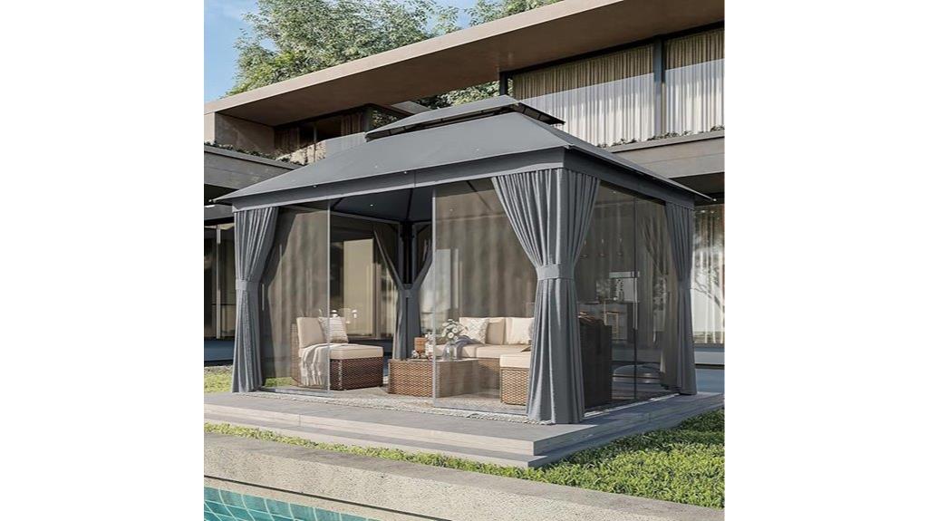 10x12 mosquito net gazebo