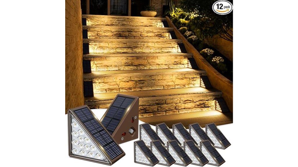 12 pack solar pathway lights