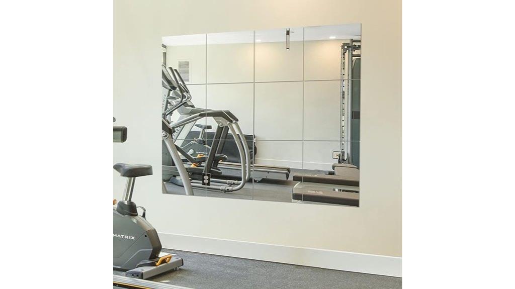 12 pack wall mirror tiles