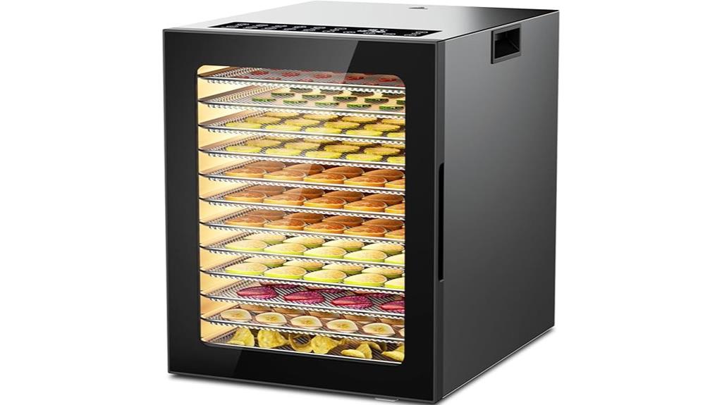 12 tray electric food dryer