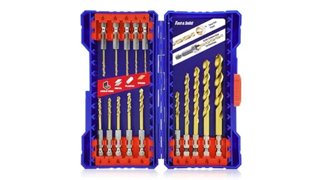 15 piece drill bit set