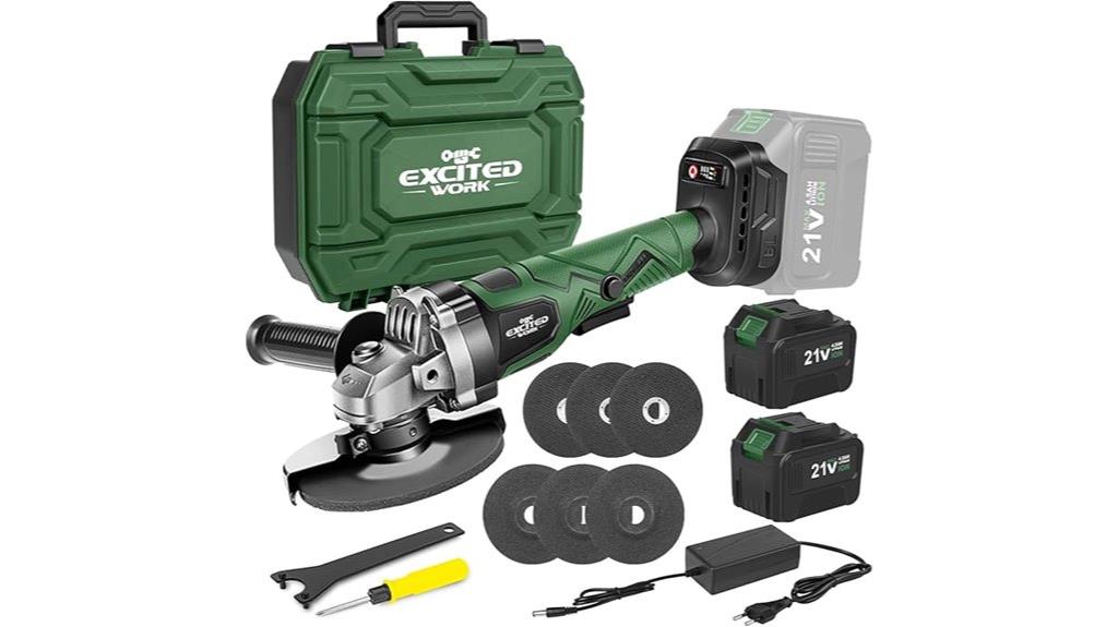 20v 5 inch cordless grinder