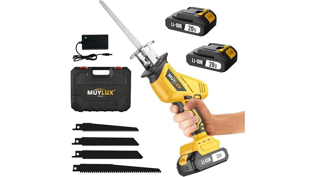 20v battery reciprocating saw