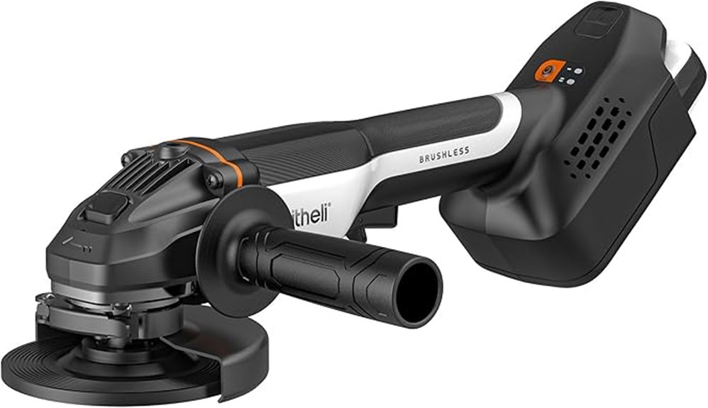 20v brushless angle grinder