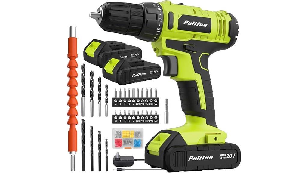 20v cordless drill kit