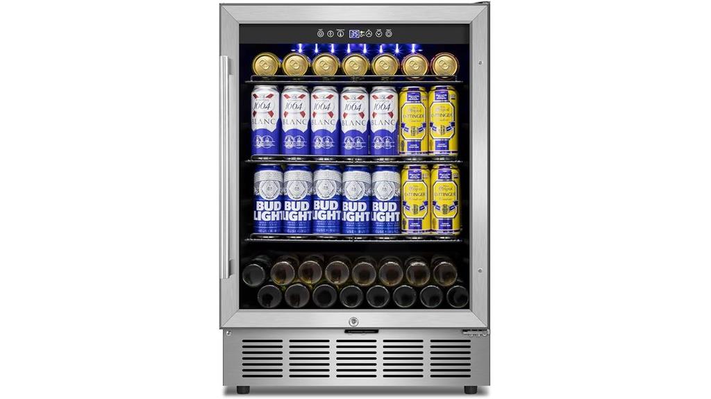 24 inch beverage drink refrigerator