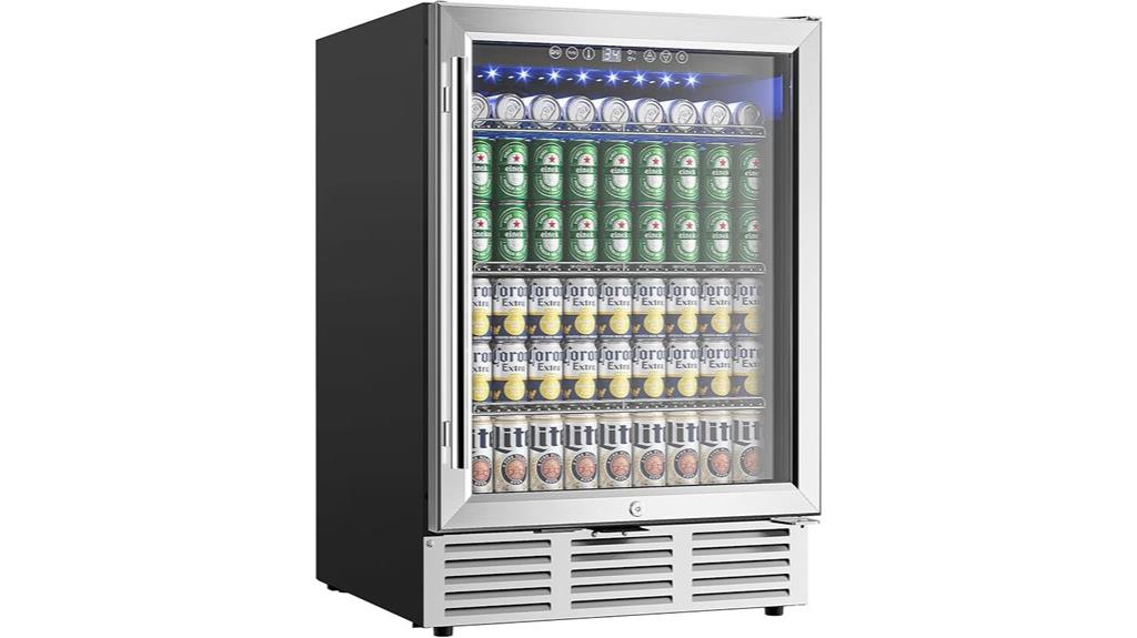 24 inch beverage fridge