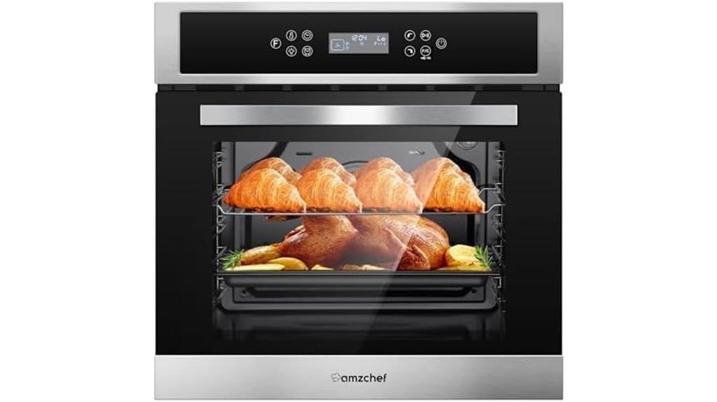 24 inch stainless steel oven