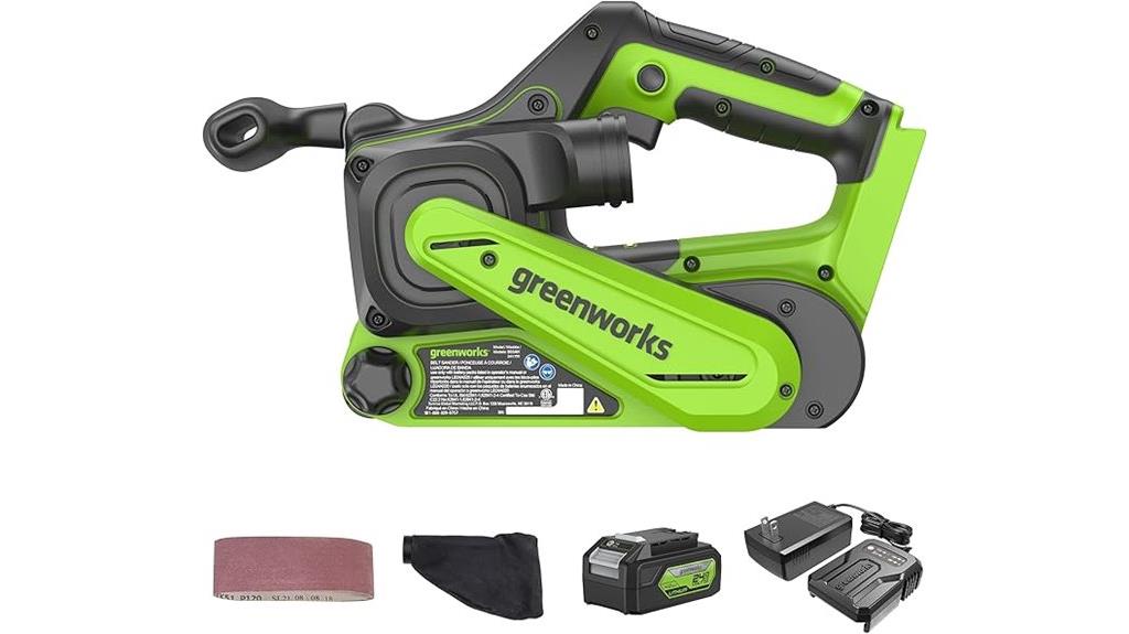 24v cordless belt sander