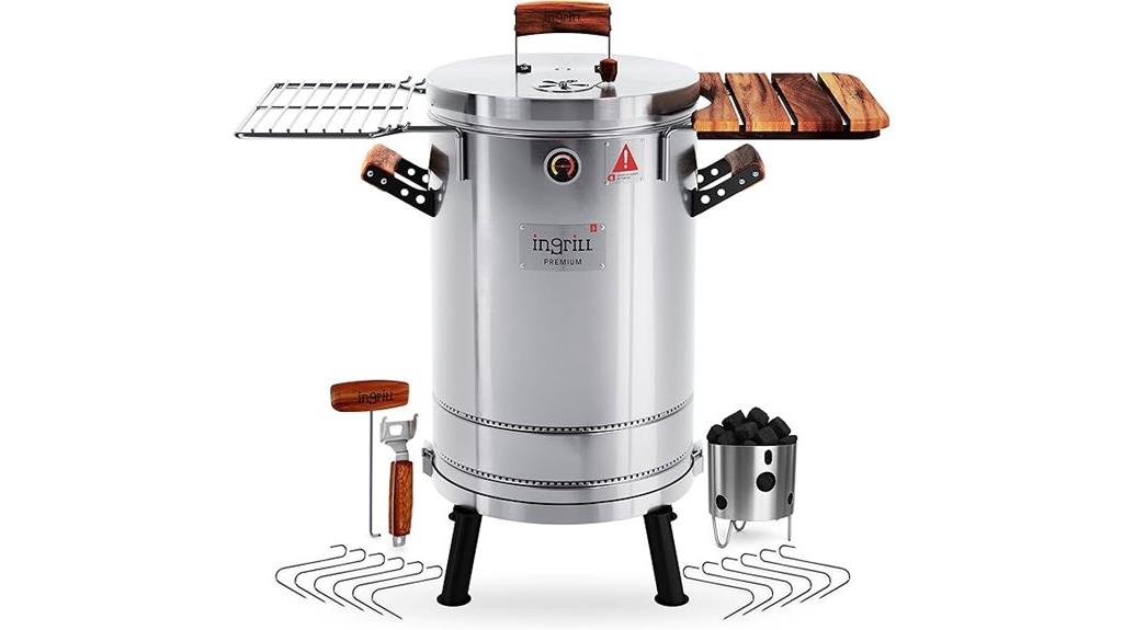 25 lb stainless steel smoker