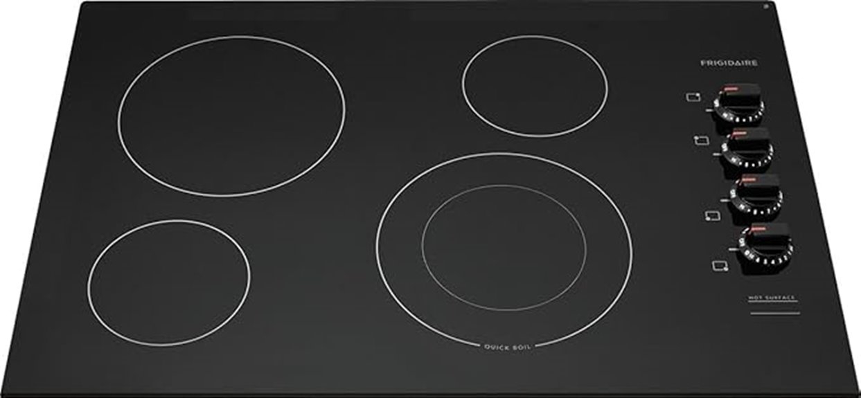 30 inch electric cooktop
