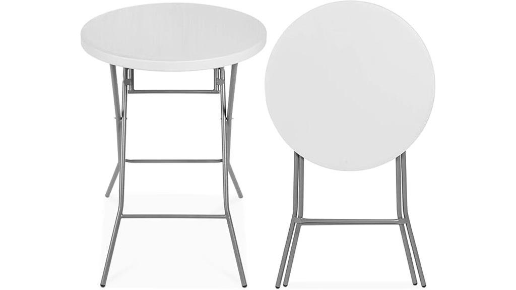 32 inch folding metal table