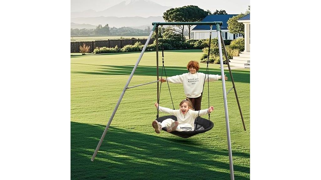 39 inch saucer swing set