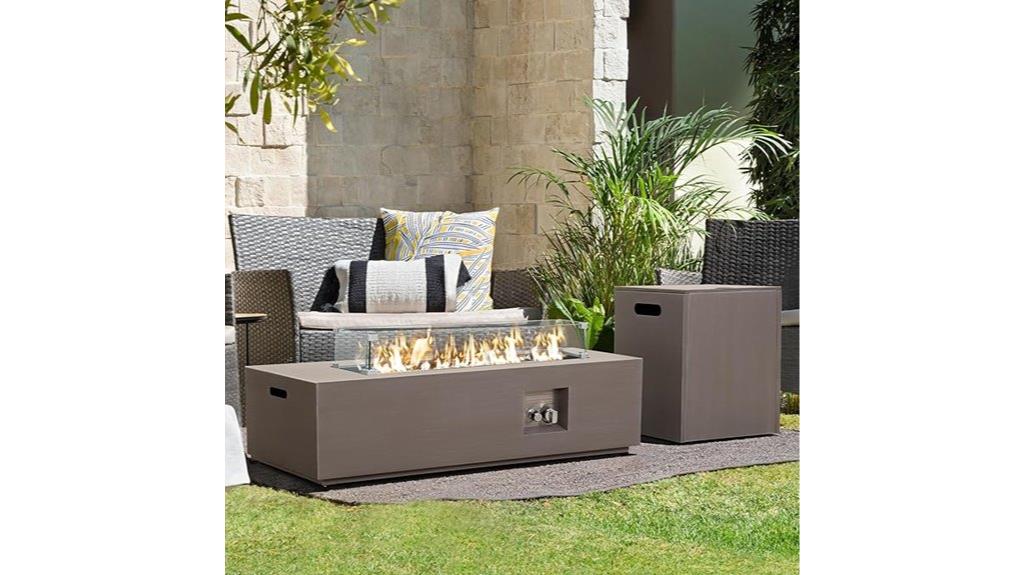 42 inch propane fire table