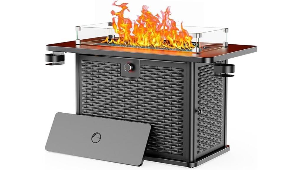43 inch propane fire pit