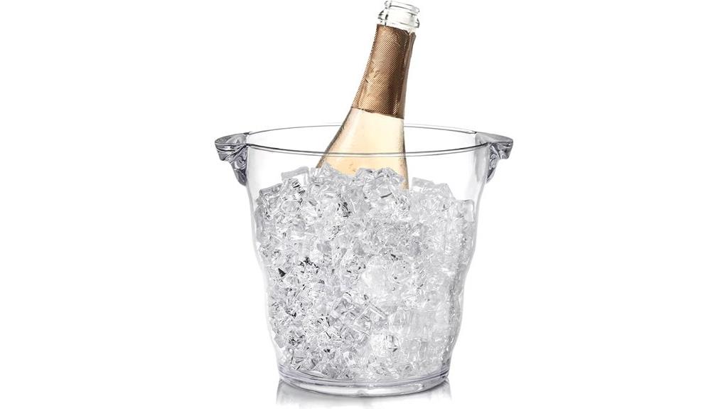 4 liter plastic champagne bucket