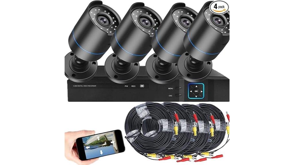 4k nvr with four cameras
