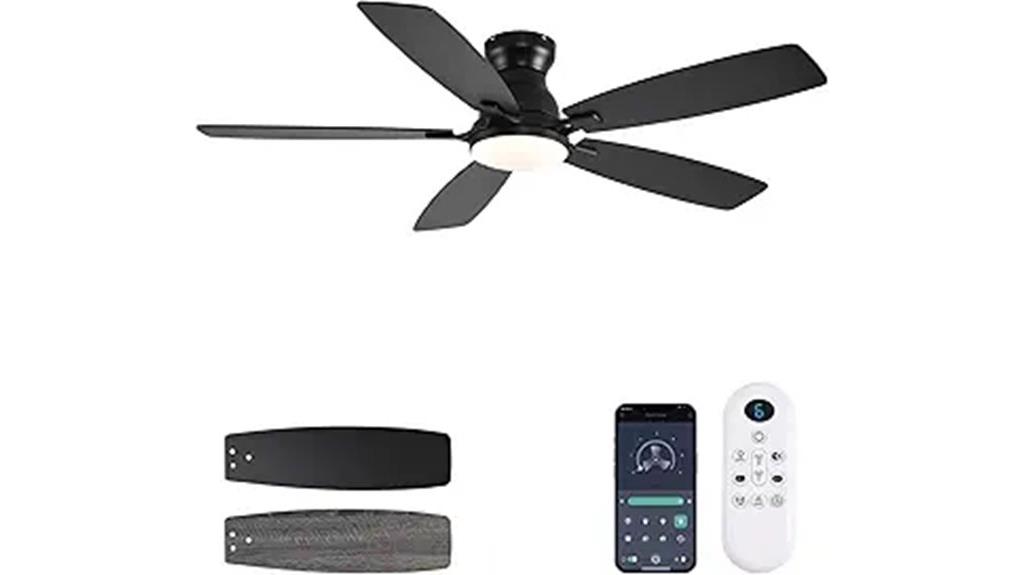 52 inch remote ceiling fan