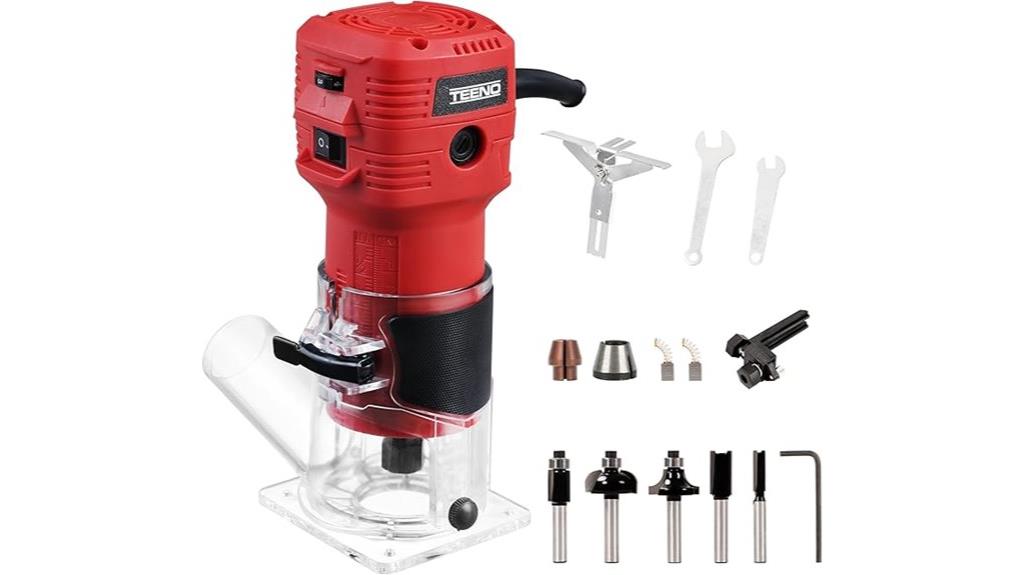 650w wood router kit