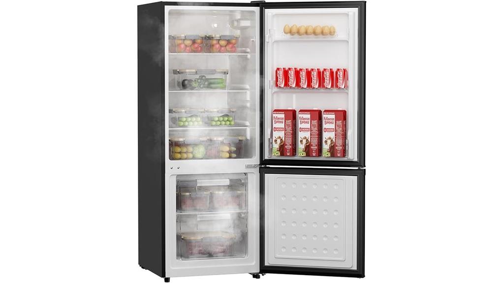 7 1 cu ft bottom freezer