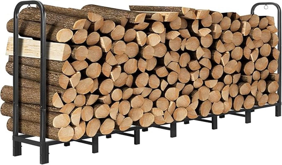8 foot indoor outdoor rack