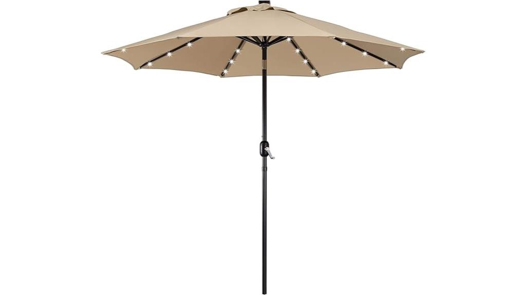9ft solar umbrella