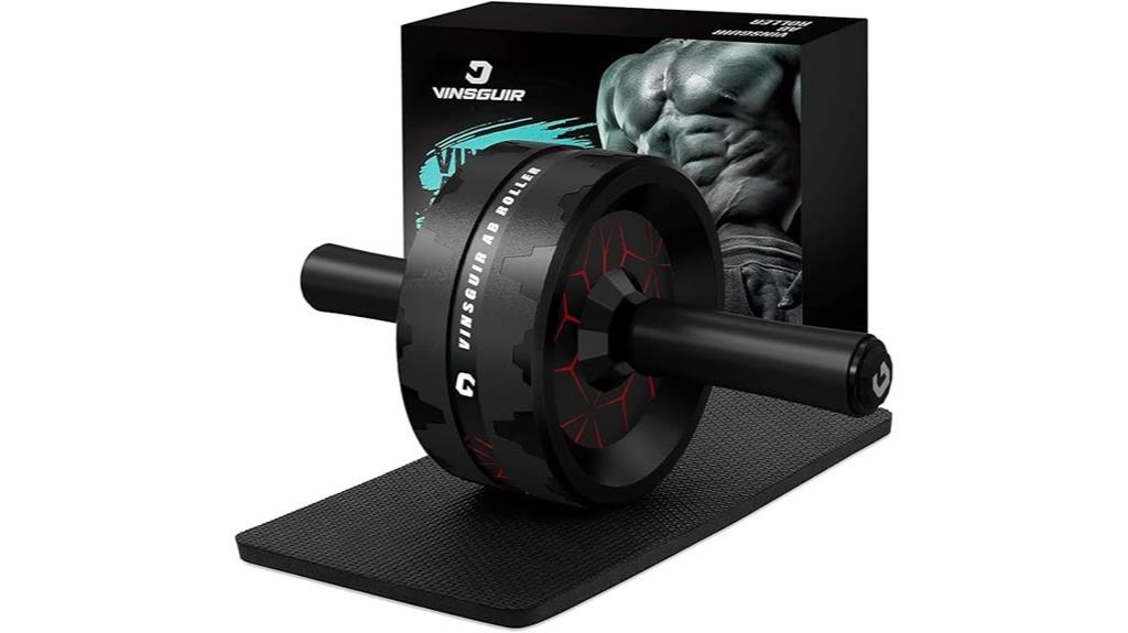 ab roller with knee pad