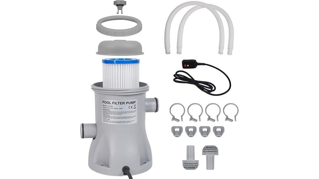 above ground pool pump