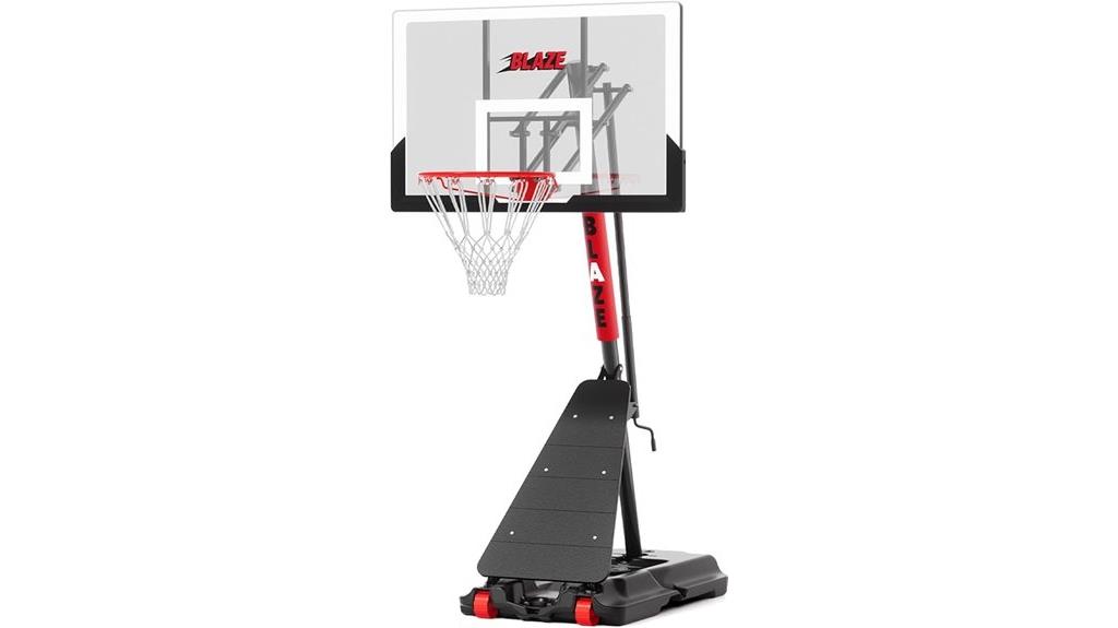 adjustable 10 foot portable basketball