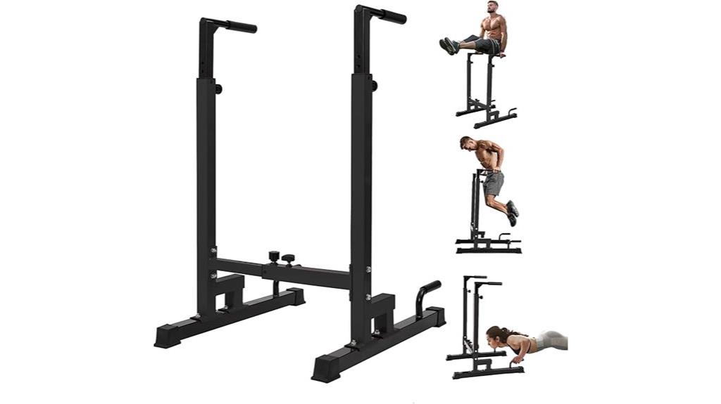 adjustable 500 lbs dip stand
