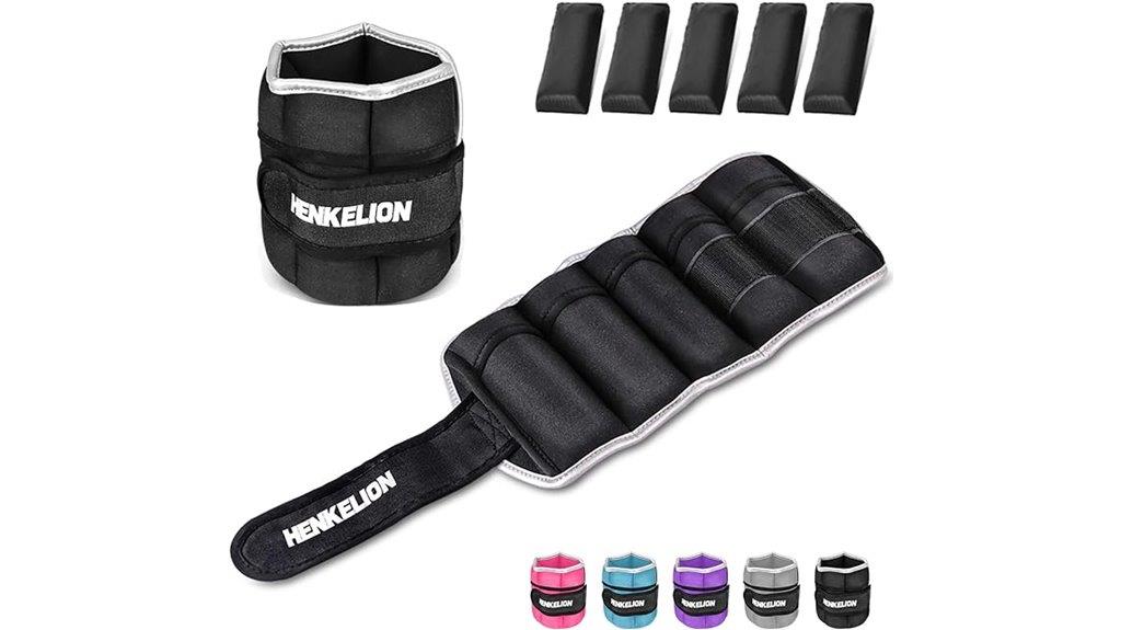 adjustable ankle weights set