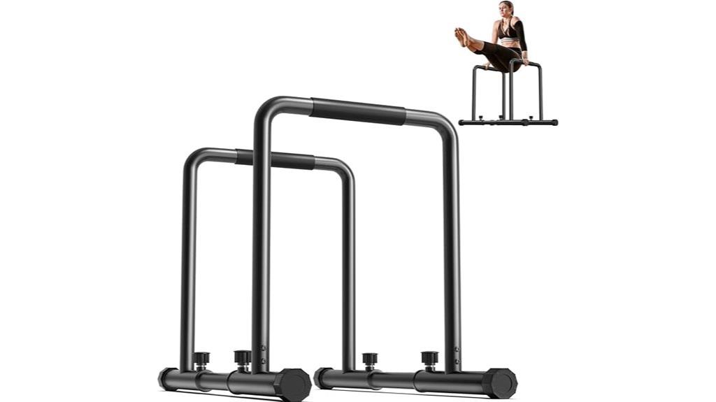 adjustable calisthenics dip bar