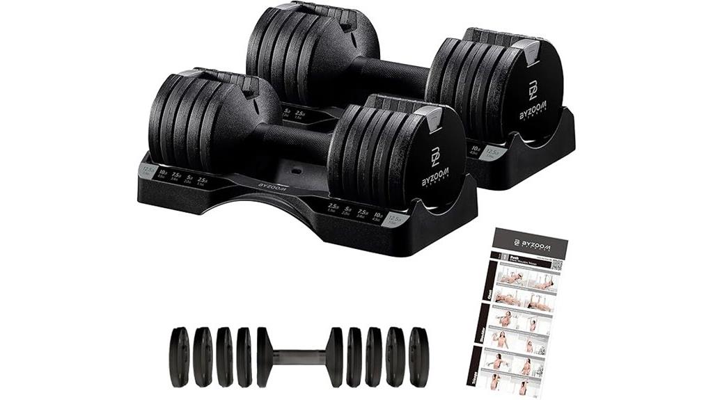 adjustable dumbbells for home