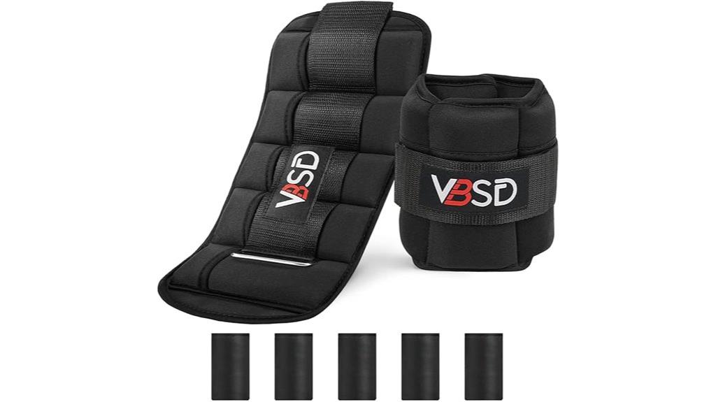 adjustable fitness ankle weights