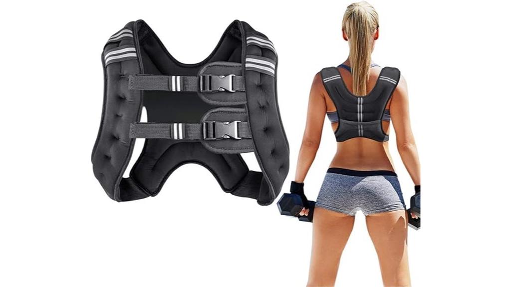 adjustable fitness weighted vest
