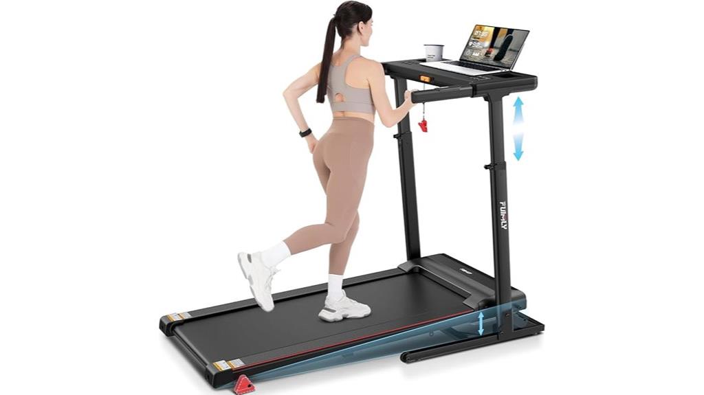 adjustable folding walking treadmill