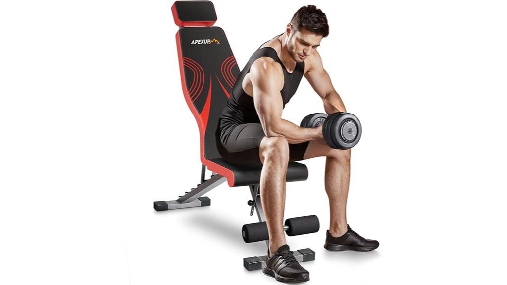 adjustable home gym bench