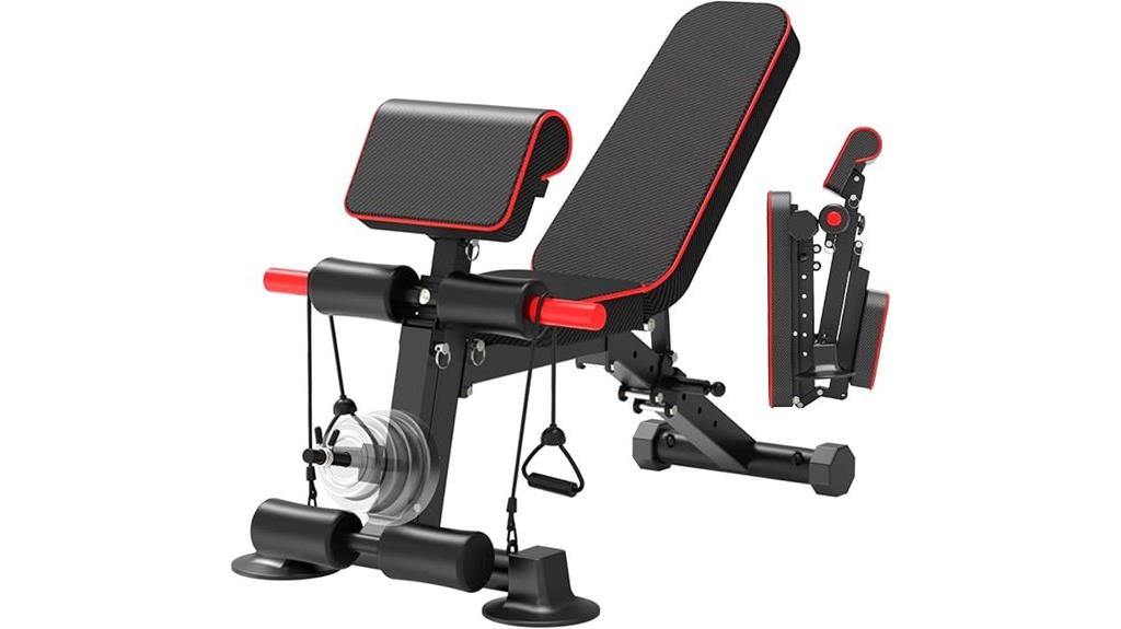 adjustable home gym bench