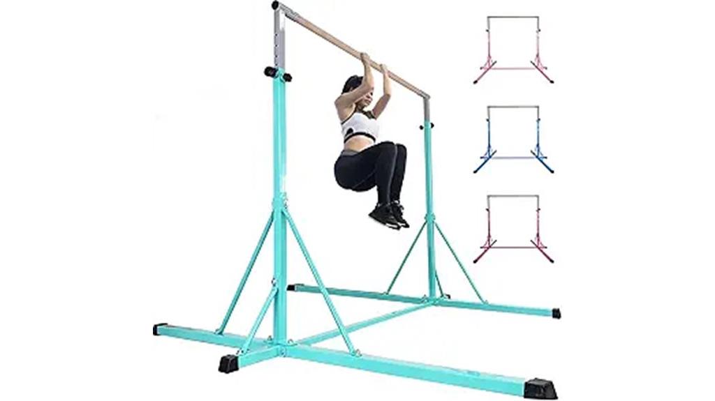 adjustable kids gymnastics bar