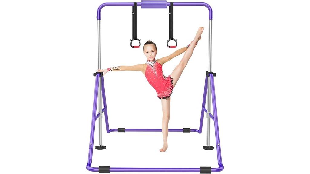 adjustable kids gymnastics bars