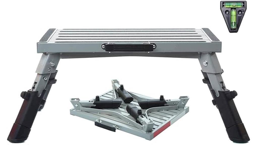 adjustable non slip rv step