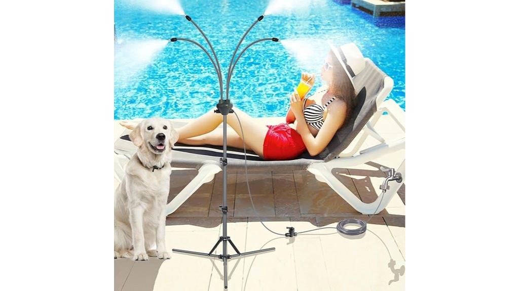 adjustable outdoor patio misters