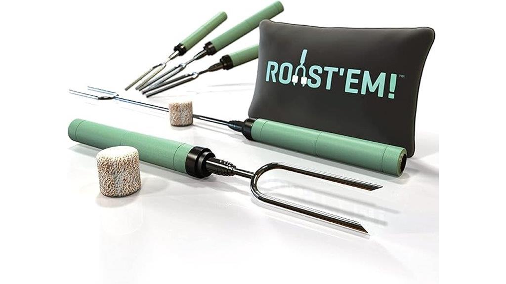 adjustable outdoor roasting sticks