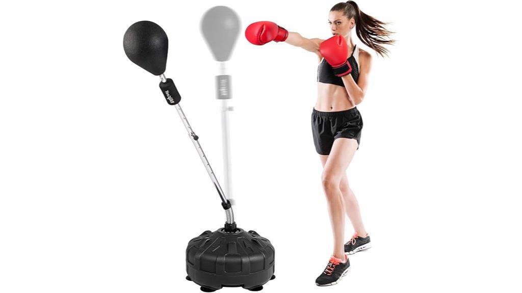 adjustable stand boxing bag