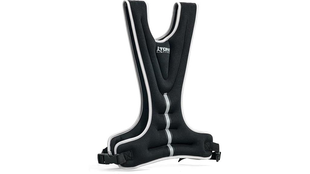 adjustable weighted fitness vest