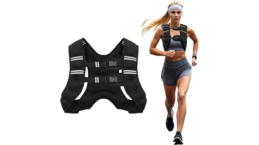 adjustable weighted training vest