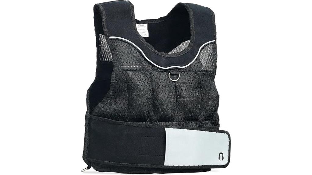 adjustable weighted vest options