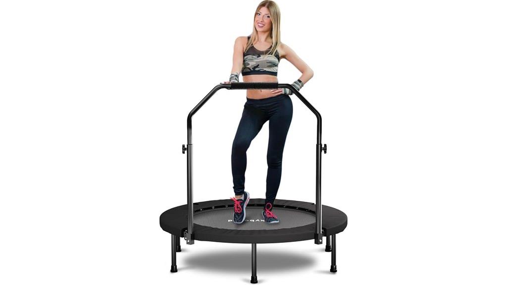 adult trampoline with handle